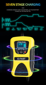 <span class=keywords><strong>Caricabatterie</strong></span> per auto e moto 12 v7a con funzione batteria Multi-batteria in modalità piombo-acido PD a 7 sezioni - Product Image 4
