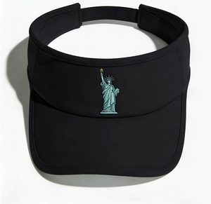 Casquette de sport brodée Statue de la Liberté, visière réglable, chapeau de soleil pour le golf, le tennis, la plage, unisexe, en coton, protection UV - Product Image 3