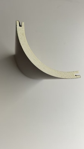 WPC cong Trần tròn trang trí cornice không thấm nước tròn cạnh hồ sơ WPC tròn góc bên ngoài - Product Image 3