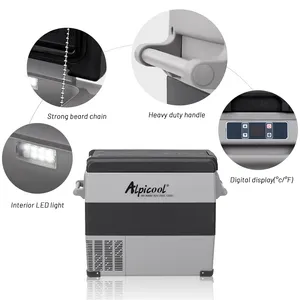 Venta caliente <span class=keywords><strong>CF45</strong></span> Bolsa de tránsito portátil Cubierta de congelador de coche de viaje para acampar Refrigerador conveniente Refrigeradores de coche para viajes - Product Image 1