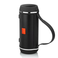 Haut-parleur radio FM mini portable sans fil double 3W stéréo Boombox rechargeable pour extérieur avec entrées AUX TF USB Audio