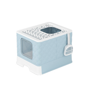 Hot Selling Anti-Splash Cat Sandbox Large Space Closed Drawer Style Fully Enclosed Cat Litter Box Pet Toilet