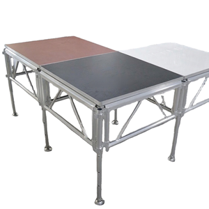 โครงถักไฟเวทีแบบพกพา น้ำหนักเบา ดีไซน์โมดูลาร์ สีแดง/ดำ ขนาด 4x4 ฟุต หนา 18 มม. ทำจากอลูมิเนียมอัลลอยด์ ประกอบง่าย - Product Image 1