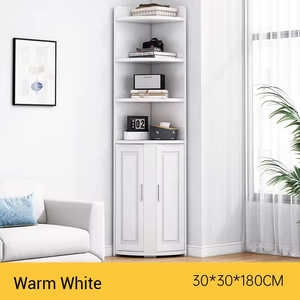 Floor Mounted Corner Bookshelf Saving Triangle Storage Rack Living Room Multi Layer Modern Home Office Wholesale Chinese - Product Image 4