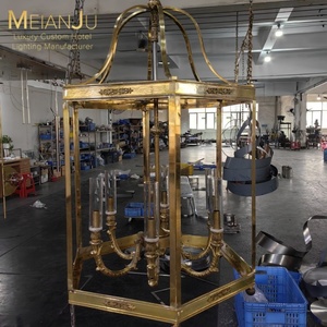 Zhongshan Moderne Pur <span class=keywords><strong>Cuivre</strong></span> Lampe Luminaires Premium Lustre Pendentif Lumière De Luxe Extérieur Étanche Éclairage Suspendu - Product Image 4