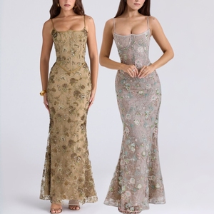 Vestido de Verano Elegante para <span class=keywords><strong>Mujer</strong></span>, con Tirantes Finos, Sin Mangas, Espalda Descubierta, con Cordones, Ajustado, para Fiesta, Cóctel o Noche - Product Image 5