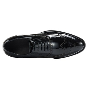 Chaussures Oxford de luxe classiques et élégantes en cuir de vachette pleine fleur, décontractées, habillées, de ville, brogues, formelles - Product Image 3