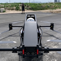 SHUIMAN JINSHAN EVTOL, Vehículo Aéreo de Despegue y Aterrizaje Vertical (EVTOL) de un Solo Asiento, Nave Espacial Tripulada, Estructura Plegable de Fibra de Carbono, 120 kg