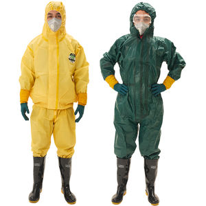 Acid <b>Alkali</b> Resistant Garment Material Chemical Processing Chemical Resistant Coveralls Hazmat Disposable Suits - Product Image 1