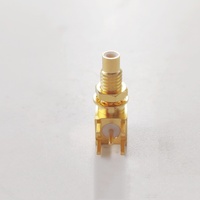 Connecteur coaxial RF SMC mâle à angle droit pour montage sur circuit imprimé