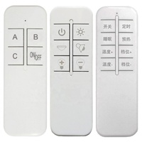 Télécommande universelle IR personnalisable RCU030 à 2/4/6/8 boutons pour purificateur d'air, ventilateur, lumière LED, rideau électrique