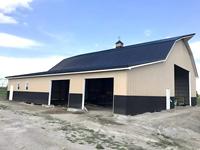 Establos y Graneros, Paneles Sándwich Aislados con Poliuretano, Casas Prefabricadas con Estructura de Acero