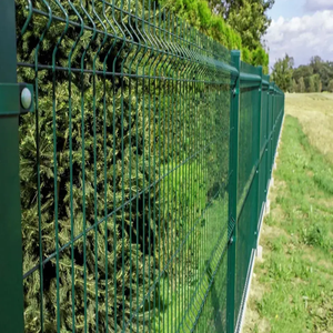 Clôture en grillage métallique <span class=keywords><strong>3D</strong></span> courbé recouvert de PVC / Panneaux de clôture en grillage soudé galvanisé pour clôture de jardin - Product Image 5