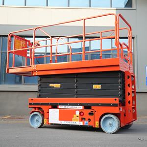 CE認証取得済み 10m安全移動式シザーリフトテーブル 室内作業プラットフォーム - Product Image 2