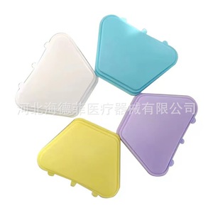 Dental <b>Box</b> Trapezoidal <b>Denture</b> Case 33g Plastic Storage Container For Home And Commercial Use - Product Image 3