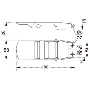 Sangles <span class=keywords><strong>d</strong></span>'<span class=keywords><strong>arrimage</strong></span> réglables de 2 pouces 50MM avec boucle centrale - Product Image 6