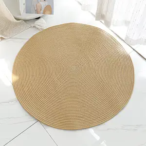 Bauernhausstil japanische handgewebte natürliche Faser Raumteppiche Sisal Jute Seegras Outdoor-Steile und Sets