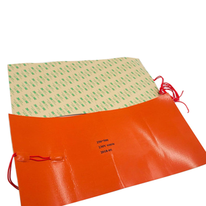 Zr מצב חדש 12 וולט סיליקון גומי גומי מחצלת מים חימום מנוע ליבה נירוסטה ציוד חימום רצועת נירוסטה - Product Image 6