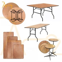 2023 dernière demi-lune style européen conception serpentine forme table de mariage tables à manger en bois pour événement de banquet