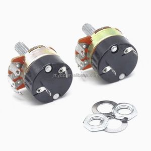 WH138-1 B 5K/10K/20K/50K/100K/250K/500K avec interrupteur, potentiomètre de variation de vitesse - Product Image 1