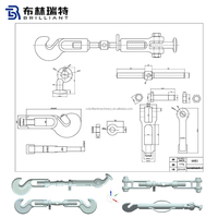 Tendeurs de fixation pour conteneurs RORO, tendeurs rapides, tendeurs à chaîne et SpeedKings, fournis par l'usine chinoise