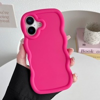Simple DIY Wave Macaron Design Funda de silicona para teléfono móvil para Apple iPhone 16Promax 15 14 13 12 11