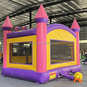 Maison gonflable de rebond PVC couleurs pastel château sautant 13x13ft château de lune château gonflable commercial gonflable - Product Image 4