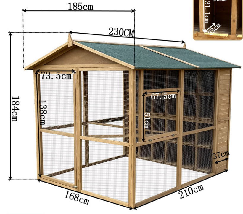 24 Room without jumping cage Brown