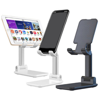 Support de tablette et de téléphone portable universel pliable de bonne qualité, réglable en hauteur et en angle, rotation à 360 degrés, support de bureau portable