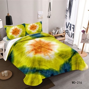 Juego de ropa de cama con tinte anudado, funda nórdica colorida de tamaño Queen y King Size para decoración de dormitorio, 3 piezas - Product Image 6