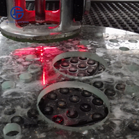 Machine de perçage et de fraisage automatique CNC pour verre, petite machine de traitement du verre, machine de perçage du verre à 3 têtes