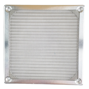 Khung NHÔM 120mm + Bộ lọc quạt lưới thép không gỉ 120x120mm màu Bạc bảo vệ quạt kim loại - Product Image 2