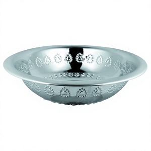 Pièce maîtresse de Table, bol à fruits décoratif au prix de gros, ensembles de vaisselle, bol à guirlande en acier inoxydable - Product Image 1