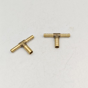 1/4 "(6mm) ข้อต่อตัวทีก้านทองเหลืองสำหรับ1/4" ท่อไอดีแยกสหภาพ<span class=keywords><strong>3</strong></span>ทางสำหรับท่ออากาศเชื้อเพลิงน้ำ - Product Image 4