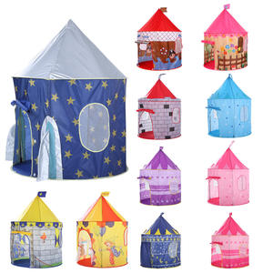 Vente directe d'usine, tente de château pliable pour enfants, tente intérieure en tissu Oxford, château de princesse portable, maison de jeu, tente de yurt pour dormir - Product Image 2