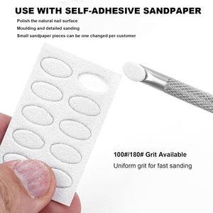 Removedor de Cutículas de Acero Inoxidable de Doble Punta, Empujador de Cutículas Ruso para Manicura - Product Image 5
