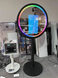 Truyền thống phổ biến tương tác gương gian hàng màn hình cảm ứng 21.5 inch xách tay Selfie ma thuật gương ảnh gian hàng cho tiệc cưới - Product Image 2