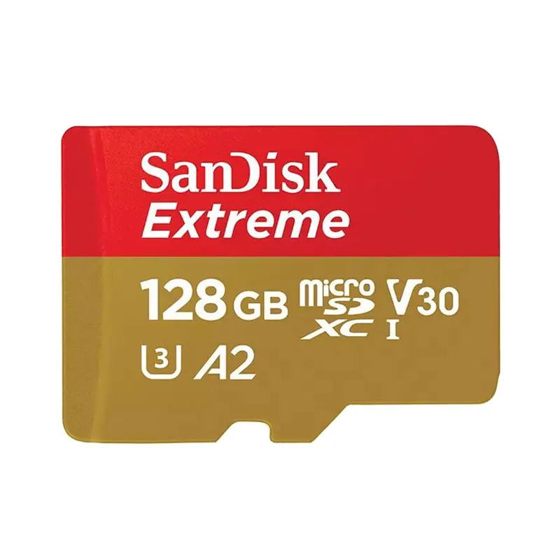 Original Sandisk Extreme Micro TF cartão SD 128GB 32GB 64GB Cartão de Memória 256GB 512GB A2 U3 V30 Max 190 MB/s Cartão SD para Telefone Drone