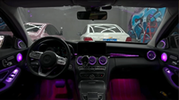 Luz Ambiental Interior LED para Automóvil Upgrade Symphomy Galaxy GLC X253, Accesorios para Mercedes Benz Clase C W205