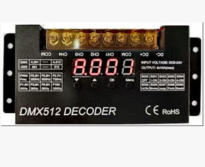 Hot selling 4-channel <strong>DMX</strong> decoder <strong>can</strong> <strong>control</strong> the changes of the load LED by receiving DMX512 <strong>signals</strong> supports <strong>DMX</strong> cascading - Product Image 2