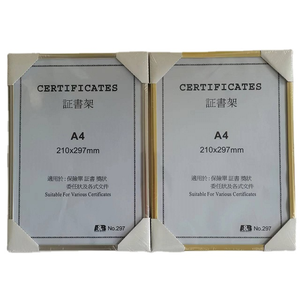 Cadre de miroir en alliage d'<span class=keywords><strong>aluminium</strong></span> Longtai, personnalisé, format A4 pour table, A3 pour mur, dessin simple, dessin latéral - Product Image 1