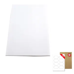Custom Inkjet Printer Laser Machine High Quality A4 Size 84.7X50.8 Shipping Packaging Labels Luggage Tag Oval Sticker Paper 8UP