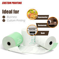 Vente d'usine Rouleaux 57x20 57x40 Papier thermique Rouleau jumbo 48 Gsm avec certificat ISO FSC