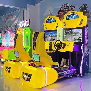 เครื่องเกมแข่งรถแกรนด์แอดเวนเจอร์ รุ่นใหม่ แบบหยอดเหรียญ ขนาดใหญ่ สำหรับเด็ก ทำจากวัสดุโลหะ - Product Image 3