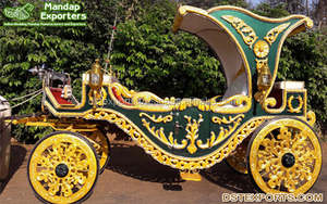 Carruaje Real de Turismo con Caballos, Francia, Vis-à-Vis Limusina, Elegante Diseño Moderno del Cuartel Francés, Duradero, Tamaño Personalizable - Product Image 2