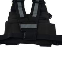 Harnais Radio tactique universel, mains libres, housse de poitrine, Pack frontal, étui