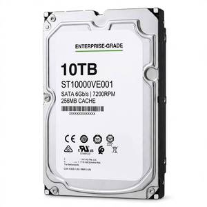 ฮาร์ดไดรฟ์ภายในสำหรับองค์กร ST10000VE001 ความจุ 10TB ขนาด 3.5 นิ้ว SATA 6Gb/s 7200RPM แคช 256MB สำหรับเซิร์ฟเวอร์ - Product Image 1