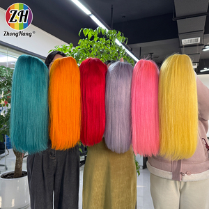 วิกผมบ๊อบสีชมพูอ่อนคุณภาพสูงพร้อมหน้าม้าสำหรับผู้หญิง วิกผมสั้นสีสันสดใสทนความร้อนสำหรับงานปาร์ตี้คอสเพลย์ ขนาด 14 นิ้ว - Product Image 5