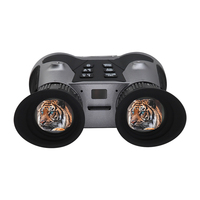 VRNV 303 Lunettes de vision nocturne 3DVR à œil nu, lunettes de vision nocturne infrarouge numériques montées sur la tête pour adultes, grand écran HD