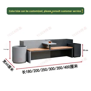 Fioriera da Esterno in Acciaio Inox con Panchina, Vaso Moderno e Semplice da Terra per Cortile e Villa - Product Image 6